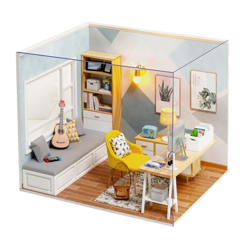 Diy Mini House-sunshine Study With Cover