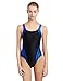 Speedo Women's Swimsuit One Piece Xtra Life Quantum Splice Super Pro Solid Adult-Discontinued, Black/Blue, 30