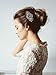Wedding Hair Accessories Bridal Hair Comb Silver Crystal Rhinestone Classic Elegant Hair Pin Headpiece - For Brides and Bridesmaids - The White Toolbox