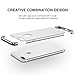 iPhone 7 Plus Case RANVOO Stylish Thin Hard Slim Fit Case with 3 Detachable Parts for Apple iPhone 7 Plus Only, Chrome Silver and Matte Silver, [Clip-ON]