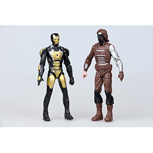 Boenxin Marvel Superhero Adventures Ultimate Super Hero Set, 10 Collectible 6.7-Inch Action Figures, Toys for Kids Ages 3 and Up - Thumbnail 3
