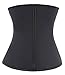 YIANNA Latex Waist Trainer for Women Tummy Control Zipper Underbust Corset Cincher Hourglass Body Shaper
