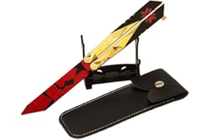 UGLYAF Valorant Karambit Knife Champion Set Valorant Claw Knife Model (Red-butterfly)