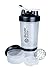 BlenderBottle ProStak System with 22-Ounce Bottle and Twist n' Lock Storage, Clear/Back