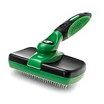 K9KONNECTION Self Cleaning Slicker Brush for Dogs and Cats - Professional Pet Grooming Tool Removes Dead Undercoat, Tangled Knots & Matted Fur - Safe Stainless Bristles - Best for Large & Small Pets
