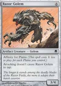 Magic: the Gathering - Razor Golem - Darksteel