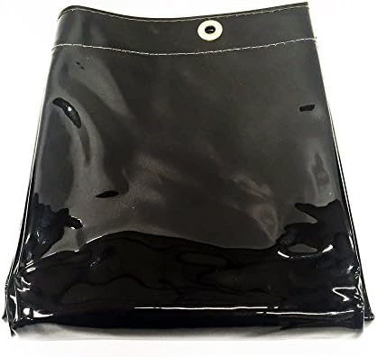 Steel Guard Safety Welding Curtain - H- 8' x W- 8' - See-Thru 14 mil Shade 8 Transparent Welding Curtain