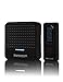 TEESROOM Solar Wireless Doorbell Kit Waterproof Remote Panel Push Button Plug-in Receiver with LED night light at 980 Feet 52 Chime for Outdoor/Indoor Use No Batteries Required for the Receiver Black