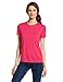 Hanes Sport Women's Short Sleeve Cool DRI Performance Tee, Wow Pink, Medium