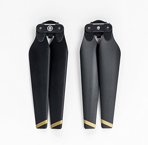 UAVMate 1 Pairs 8330F Propellers Quick Release Folding Props Blades for DJI Mavic Pro Drone, Black and Yellow