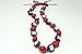 NFL New York Giants Go Nuts Kukui Nut Lei Necklace