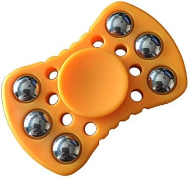 Xinyuanweiye Hand Spinner Fidget Toy Ceramic Bearing EDC Focus Toy Stress Reducer for Killing Time (2.Orange)