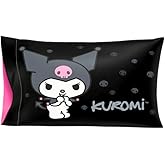 Franco Collectibles Hello Kitty & Friends My Melody & Kuromi Beauty Silky Satin Standard Reversible Pillowcase Cover 20x30 for Hair and Skin, (Officially Licensed Product)
