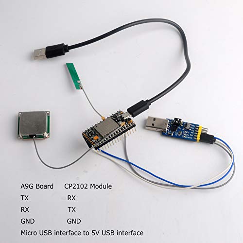 A9G Module GPRS GSM BDS Development Board Quad-Band 800/900/1800 / 1900MHz SMS Voice Wireless Data Transmission IOT with Antenna Geekstory