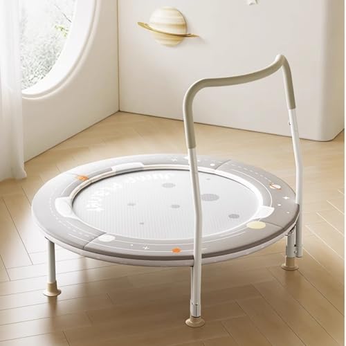 AM ANNA Mini Kids Trampoline for Toddlers with Handle, Indoor Mini Trampoline for Kids, Small Rebounder Trampoline, Indoor/Garden Toddlers Trampoline for Toddlers