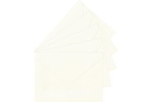 LIKAJON 50 Pack A7 Envelopes, Ivory Greeting Card Envelopes Self Seal, 5.24 x 7.24 in Envelopes for Birthday Graduation Baby Shower Wedding Invitation Cards