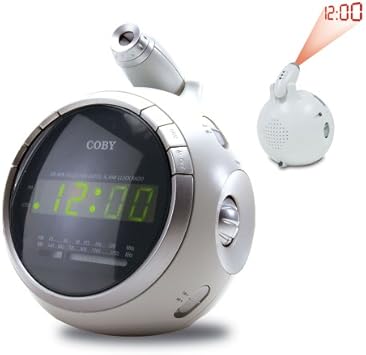 Coby cr-a78 Digital Am/FM Radio Reloj Despertador con proyector de ...