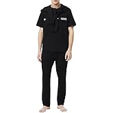 Lacoste mens Straight Fit Pajama Pant With Croc Waistband