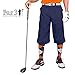 Golf Knickers Navy Microfiber (Plus Fours) for Men