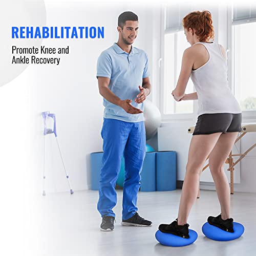 Trideer Balance Disc Wobble Cushion Wiggle Seat on Office Desk Chair