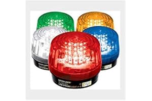 Seco-Larm SL-1301-EAQ/R Red LED Strobe Light, 12 LEDs, 9 to 15 VDC, 130 Flashes/Minute, Operating Life up to 50000 Hours, ​​​Simple 2-Wire Installation, ​​​High-Impact Resistant Case