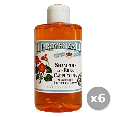 The PROVENZALI Set 6 Shampoo Grass Cappuccina Antiforfora 250 ml. Hair