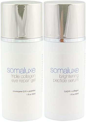 Under Eye Dark Circle Brightening Kit: Collagen Eye Gel + Brightening Peptide Serum