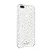 kate spade new york Protective Hardshell Case for iPhone 8 Plus - also compatible with iPhone 7 Plus - Confetti Dot Clear / Gold Foil / Silver