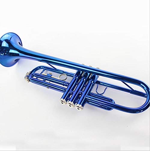 LVSSY-Elegant Bb B Flat Brass Trumpet Bb Cornet Trumpet Silver Metallic Beak