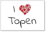 I Love Topen, fridge magnet