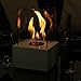 Sunnydaze Cubic Ventless Bio Ethanol Tabletop Fireplace White