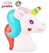 Dialeesi Squishies Slow Rising Jumbo Cute Unicorn Horse Head – Kawaii Squeeze Toy Pack 6.7 inch | Soft and Cream Scented Stress Reliever for Kids