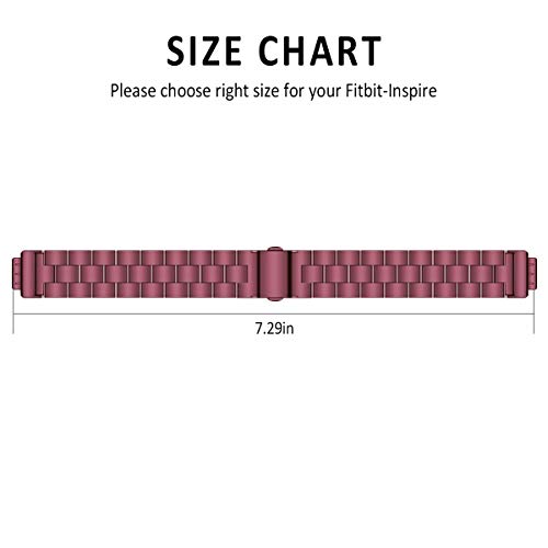 image for Aresh Compatible Fitbit Inspire HR Bands & Fitbit Inspire Band, Stainl