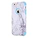 iPhone 6 Plus Case, iPhone 6S Plus Case, SUMOON [Drop Protection] Hybrid Heavy Duty Three Layer Verge Shockproof Full-Body Protective Armor Defender Case for iPhone 6S Plus 5.5 Inch (Marble Blue)