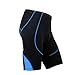 Santic Cycling Men's Shorts Biking Bicycle Bike Pants Half Pants 4D Coolmax Padded Blue XL