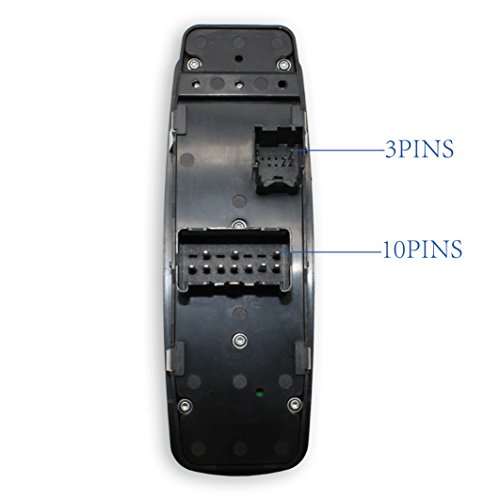 TAKPART Power Window Master Switch of Quad & Crew Cab Power for 2009-2012 Dodge Ram 1500 2500 3500 04602863AD