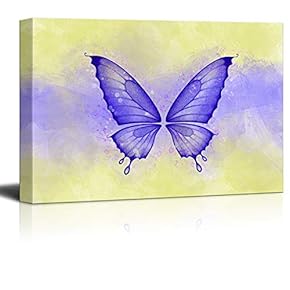 Canvas Wall Art Gorgeous Colorful Butterfly Pictures Home Wall Decorations for Bedroom Living Room Paintings Canvas Prints Framed - 12x18 inches