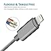 3 Pack 3FT 6FT 10FT Extra Long Premium Quality Nylon iPhone Lightning Cable Charging Cable USB Cord for iPhone SE 6S, 6S Plus, 6Plus, 6,5S 5C 5,iPad Mini, Air,iPad5,iPod Compatible with iOS9 (Gray)