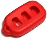Red Silicone Key Fob Cover Case Smart Remote Pouches Protection Key Chain Fits: Toyota Sequoia 01-08