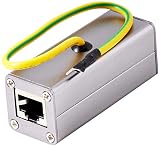 RiteAV - Outdoor Ethernet POE+ / RJ-45 Surge Protector (Shielded) for Thunder & Lightning Protection (Gigabyte)
