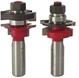 Freud 99-266 1/2-Inch Shank Ogee Profile Mini Rail and Stile Router Bit Set