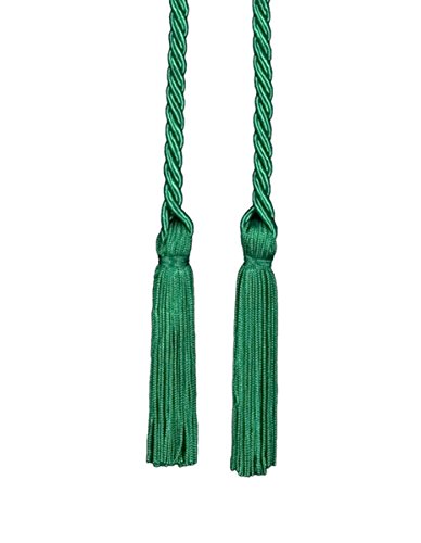Altar Server Tassel Cincture with Round Knot Religious Pectoral Rope, Green