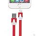 [ 5 Pack ]  Charging Charger Cable Cord For iPhone 5, 5S, 5C, SE, 6, 6S, 6 Plus Fabric Braided USB Lightning Cable Sync And Charging Cable Long Flat Nylon (3FT)