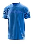 Troy Lee Designs Signature T-Shirt-Heather Royal-L
