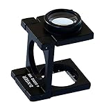 Binger 10x Compact Metal Folding Magnifier Optical Glass Linen Tester Promotion folding loup