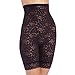 Bali Women's Shapewear Lace 'N Smooth Hi-Waist Thigh Slimmer, Black, Large