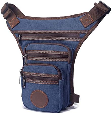 Huntfgold Military Tactical Drop Leg Bag Tool Fanny Canvas Thigh Pack Pouch Motorcycle Rig Versipack