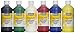 Handy Art Masters Washable Tempera Paint, 6-16 oz, 6 per Set