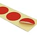 MNYR 100pcs RED Vintage Embosser Stamp Sealing Blank Certificate Self-Adhesive Seal Stickers