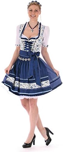 Minidirndl 2pcs. Jessie blue 50 cm